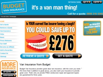 Budget van insurance