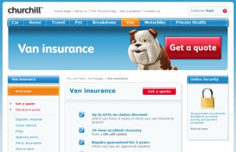 Churchill van insurance