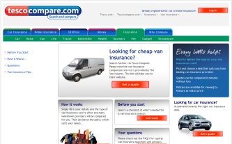 Tesco Compare van insurance