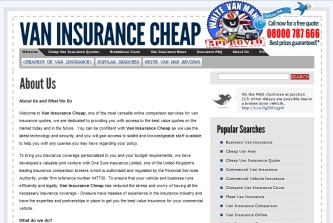 van insurance cheap